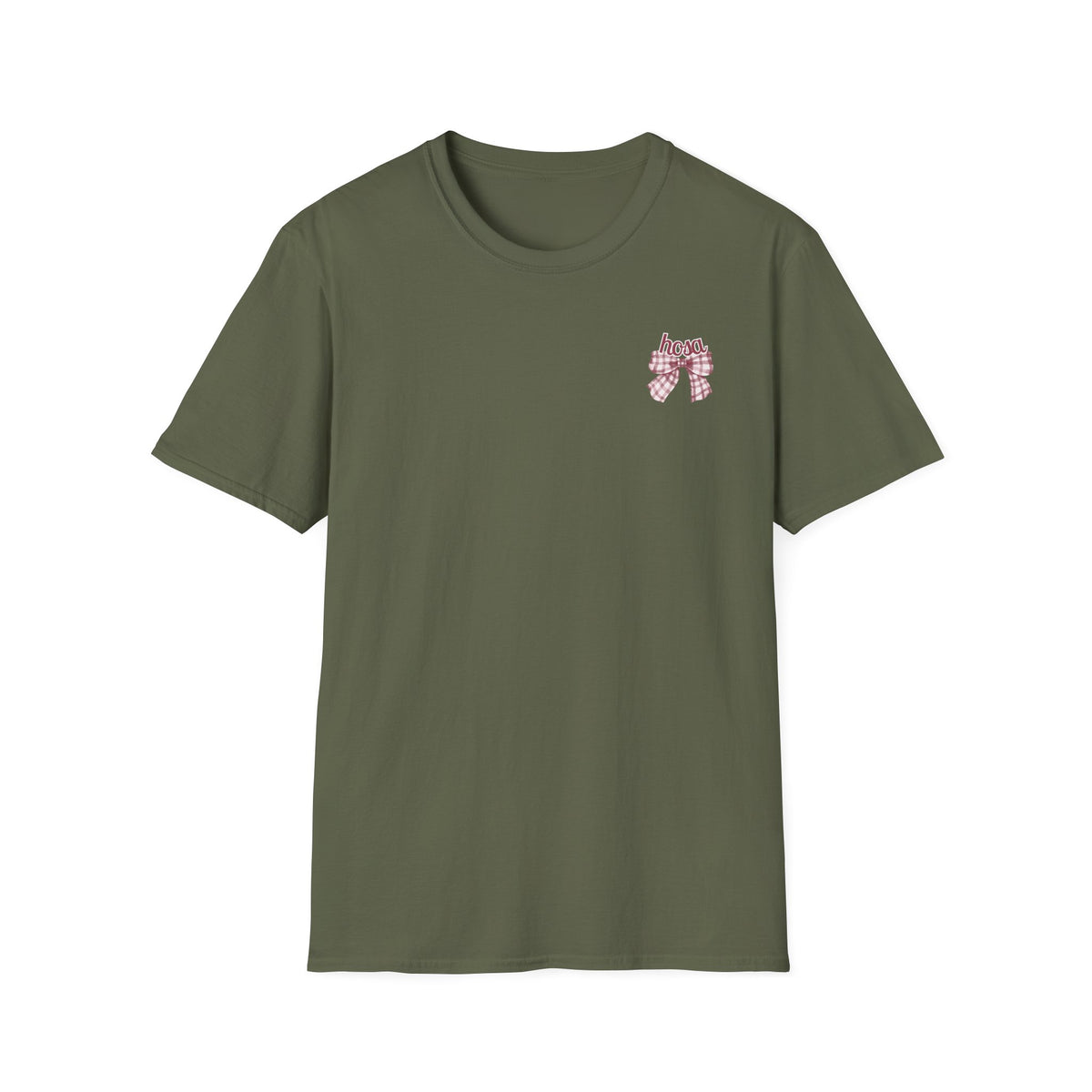 HOSA Tee with bow, stethoscope, bp cuff - Unisex T-Shirt