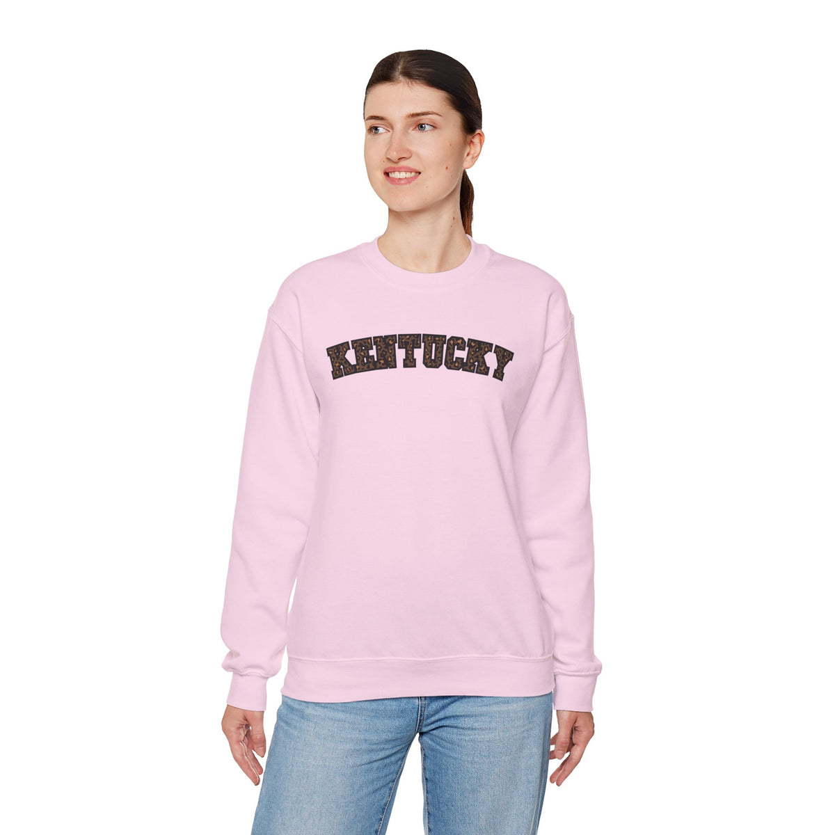 Kentucky Dark Leopard Crewneck Sweatshirt