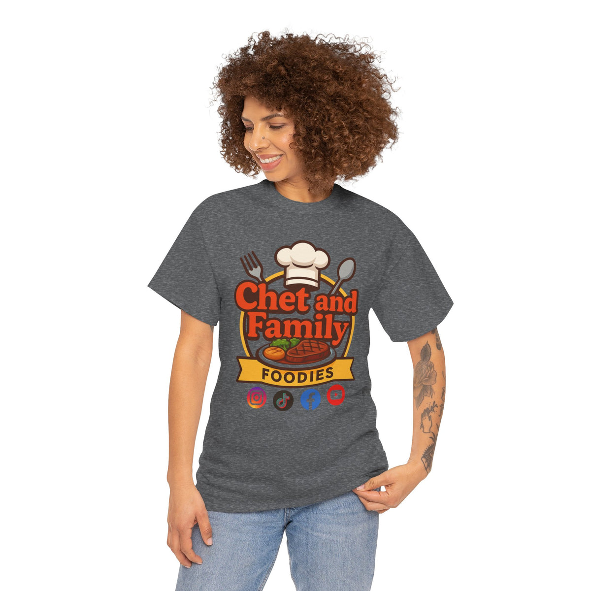Chet and Family Foodies Tee