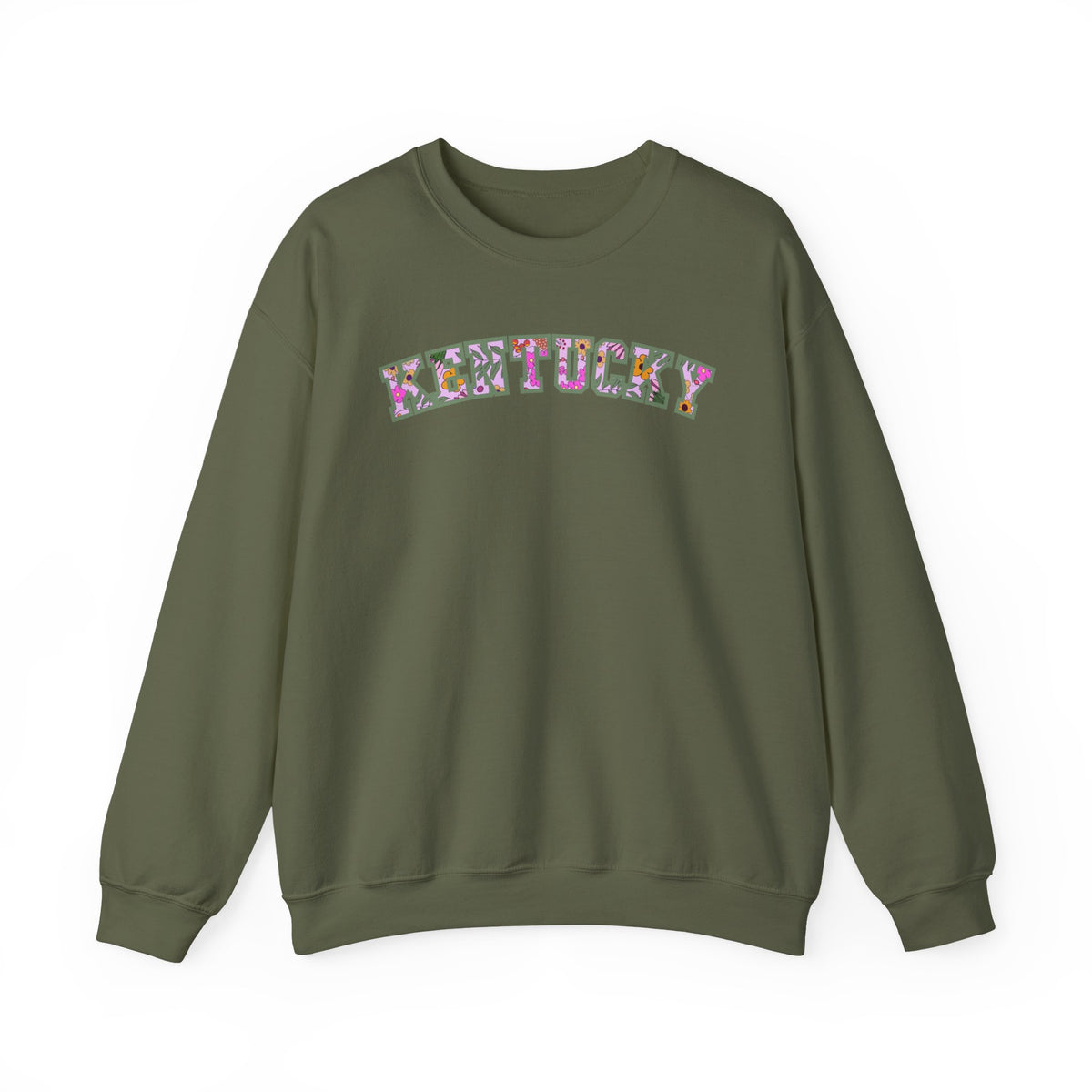 Kentucky Garden Floral Crewneck Sweatshirt