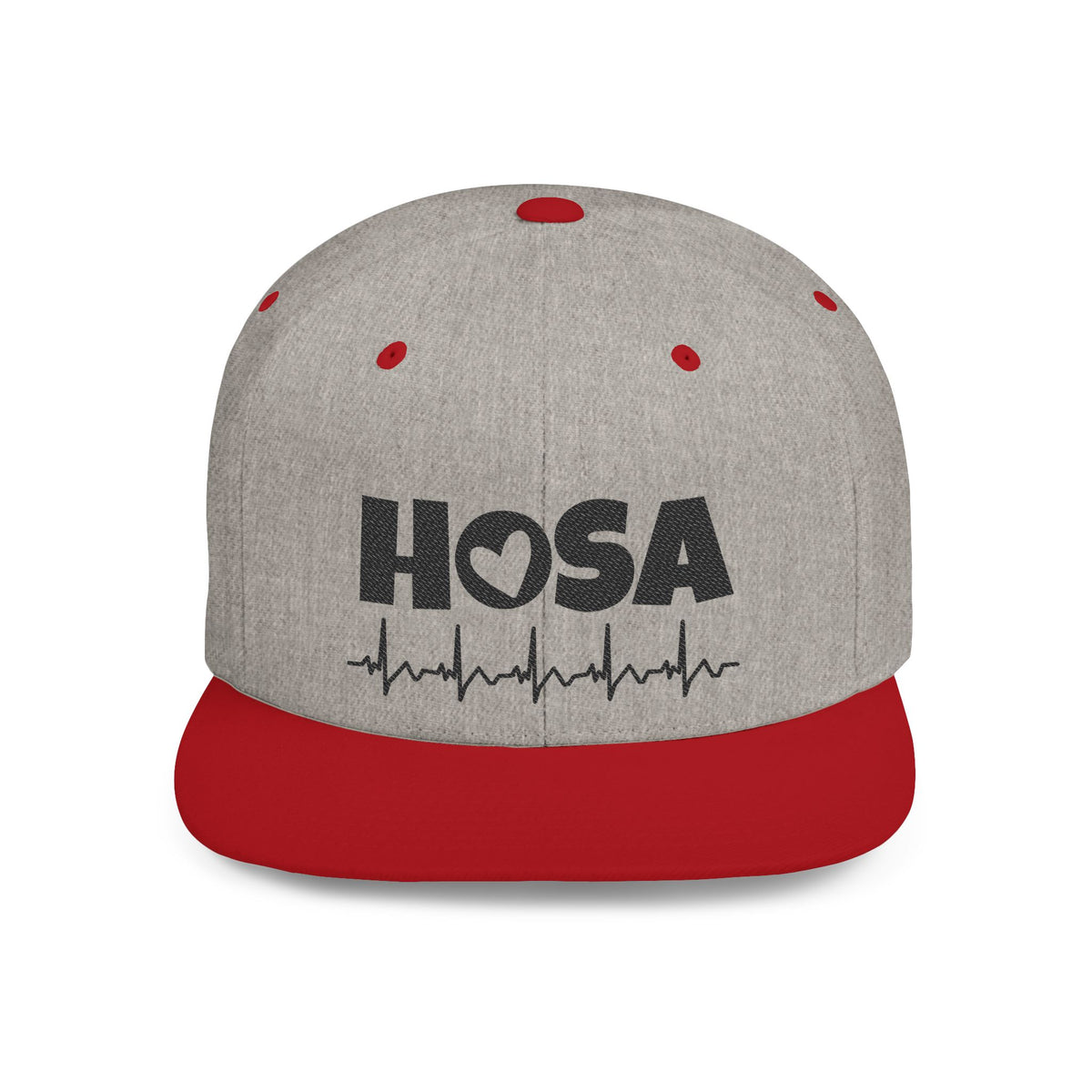 HOSA Heartbeat Flatbill Snapback - Black Edition