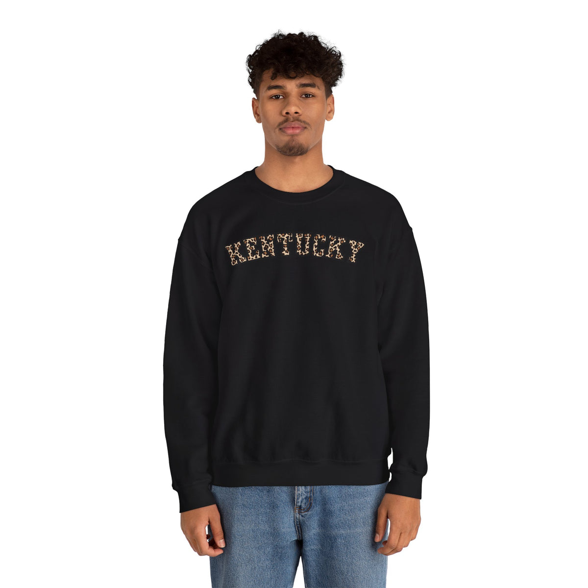 Kentucky Leopard Crewneck Sweatshirt