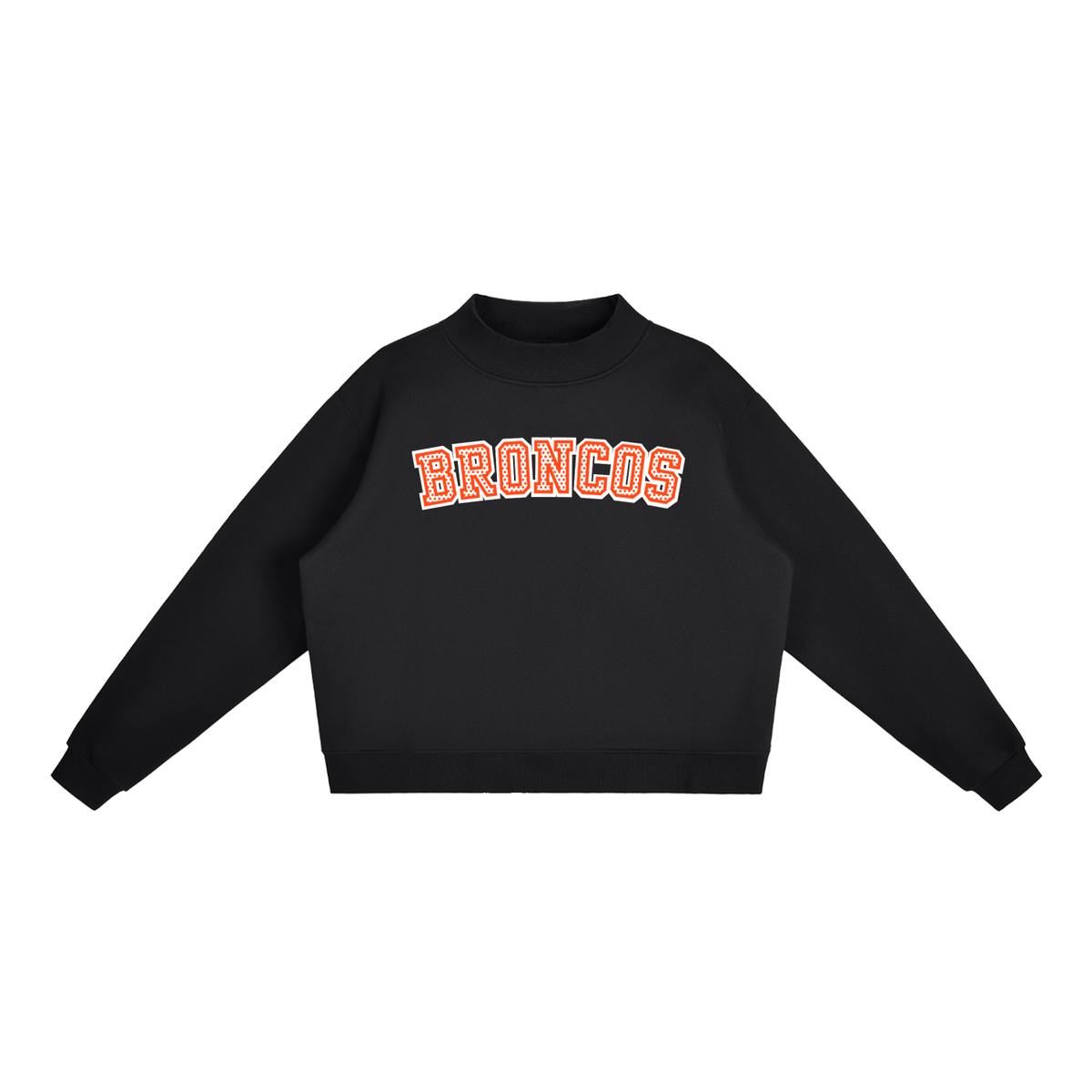 Broncos Mock Neck Sweatshirt