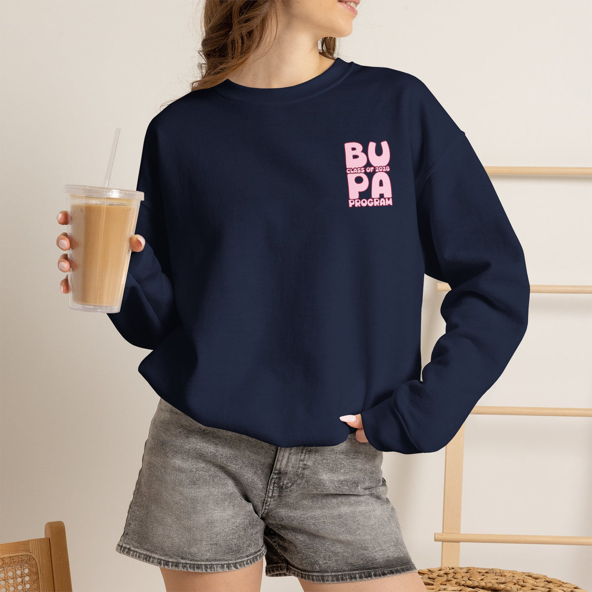 Brescia PA Program Warm Ombre Crewneck Sweatshirt