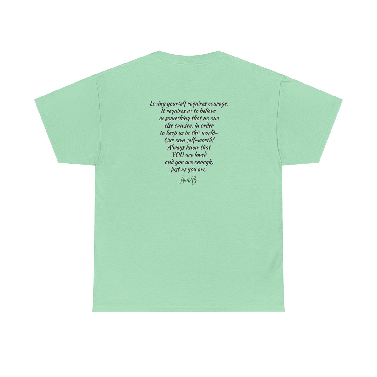 Goddess Sized Tee — "I'm not fat, I'm Goddess Sized" Empowerment T‑Shirt | Andi B. Designs