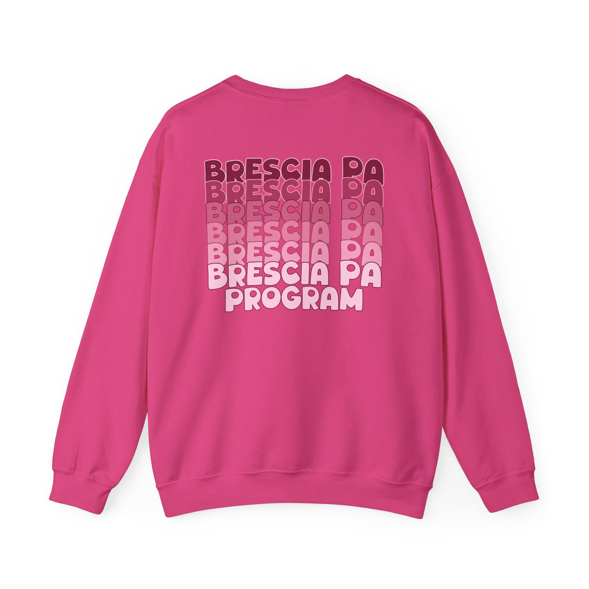 Brescia PA Program Warm Ombre Crewneck Sweatshirt