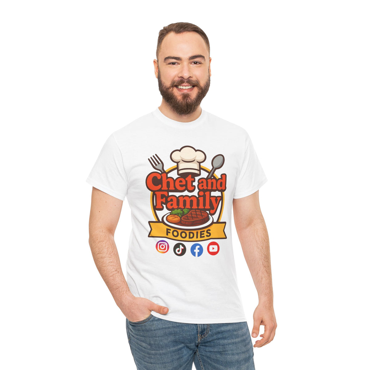 Chet and Family Foodies Tee