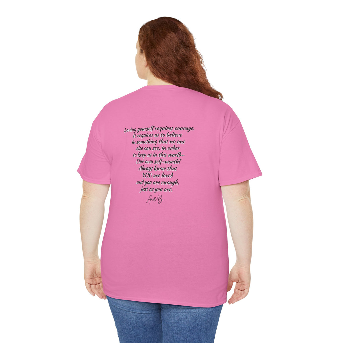 Goddess Sized Tee — "I'm not fat, I'm Goddess Sized" Empowerment T‑Shirt | Andi B. Designs