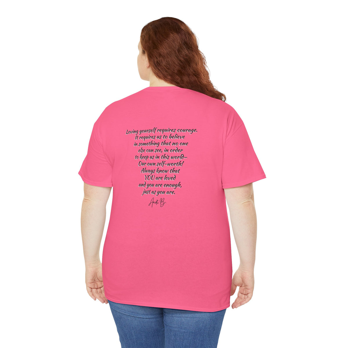 Goddess Sized Tee — "I'm not fat, I'm Goddess Sized" Empowerment T‑Shirt | Andi B. Designs
