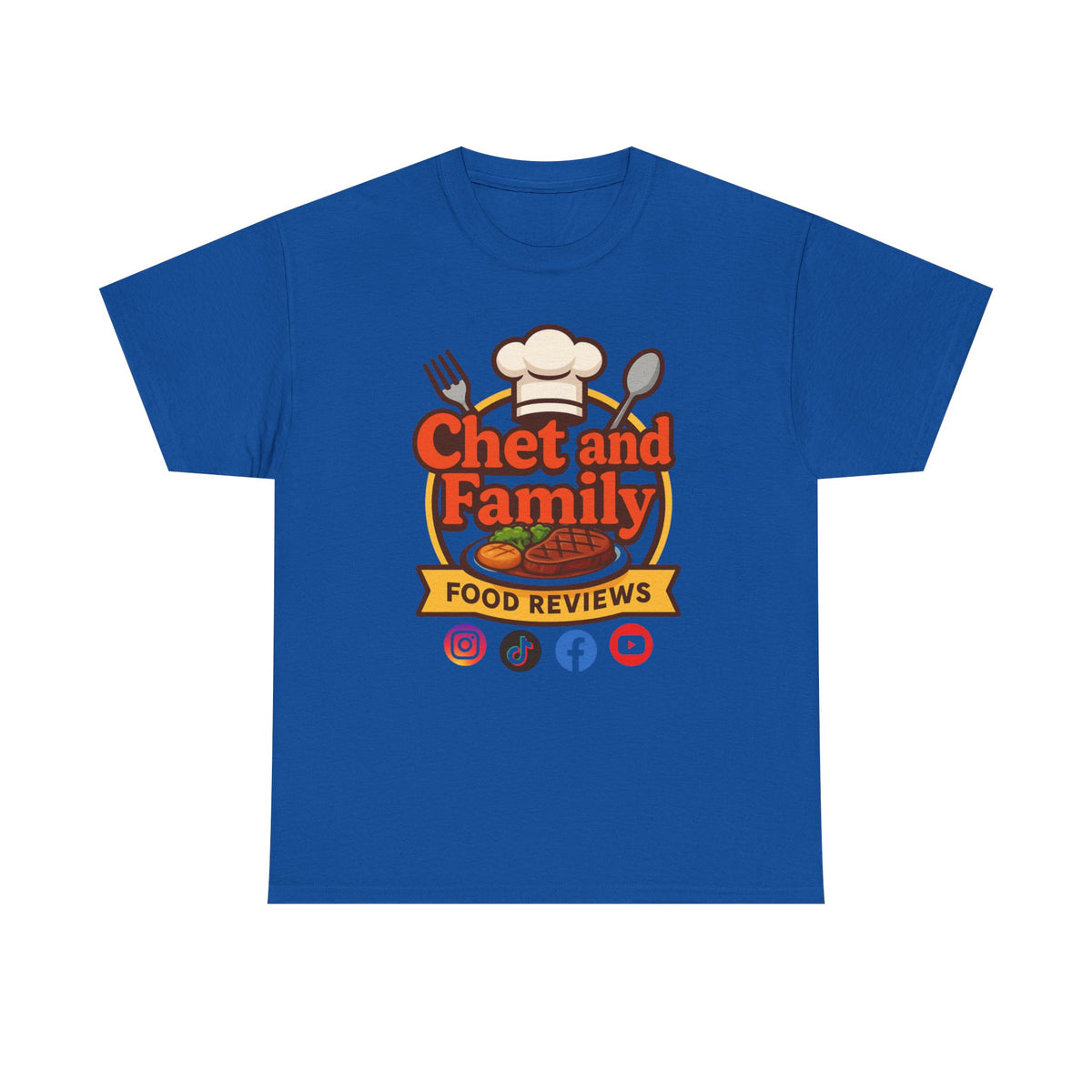 Chet and Family Food Review Tee
