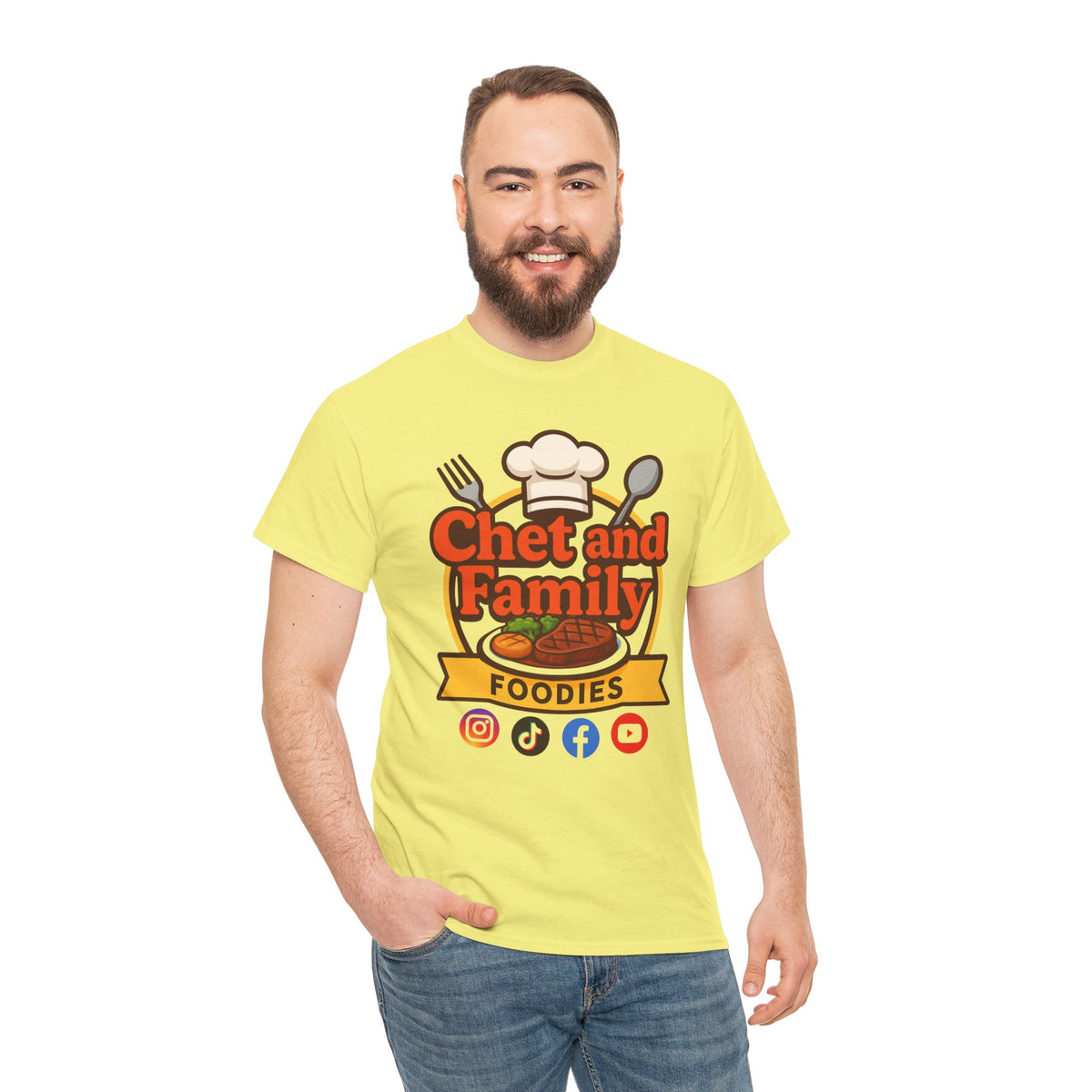 Chet and Family Foodies Tee