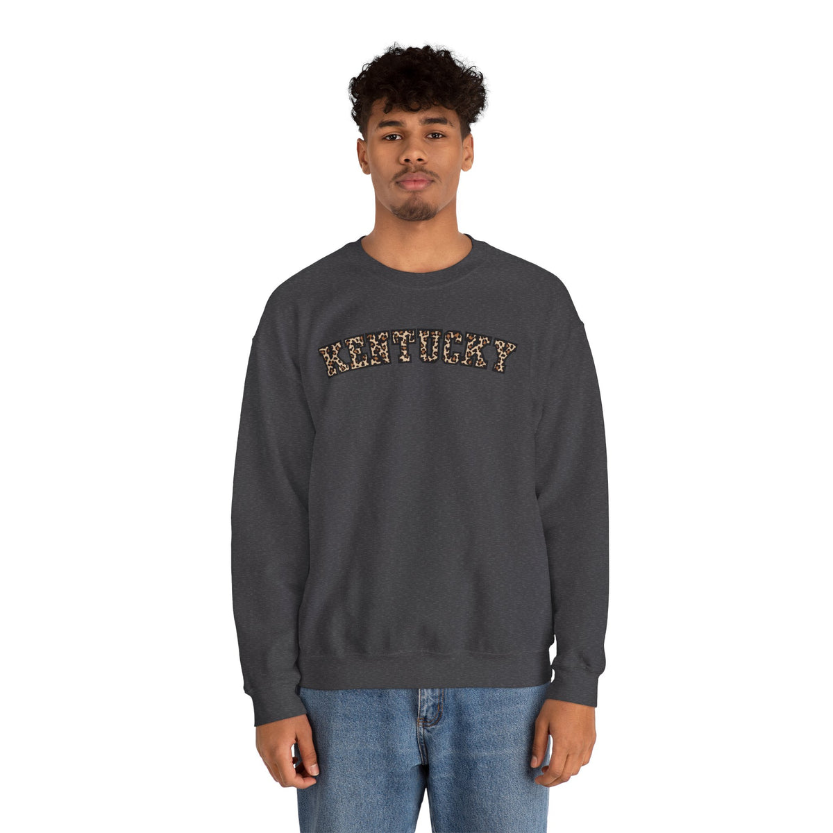 Kentucky Leopard Crewneck Sweatshirt