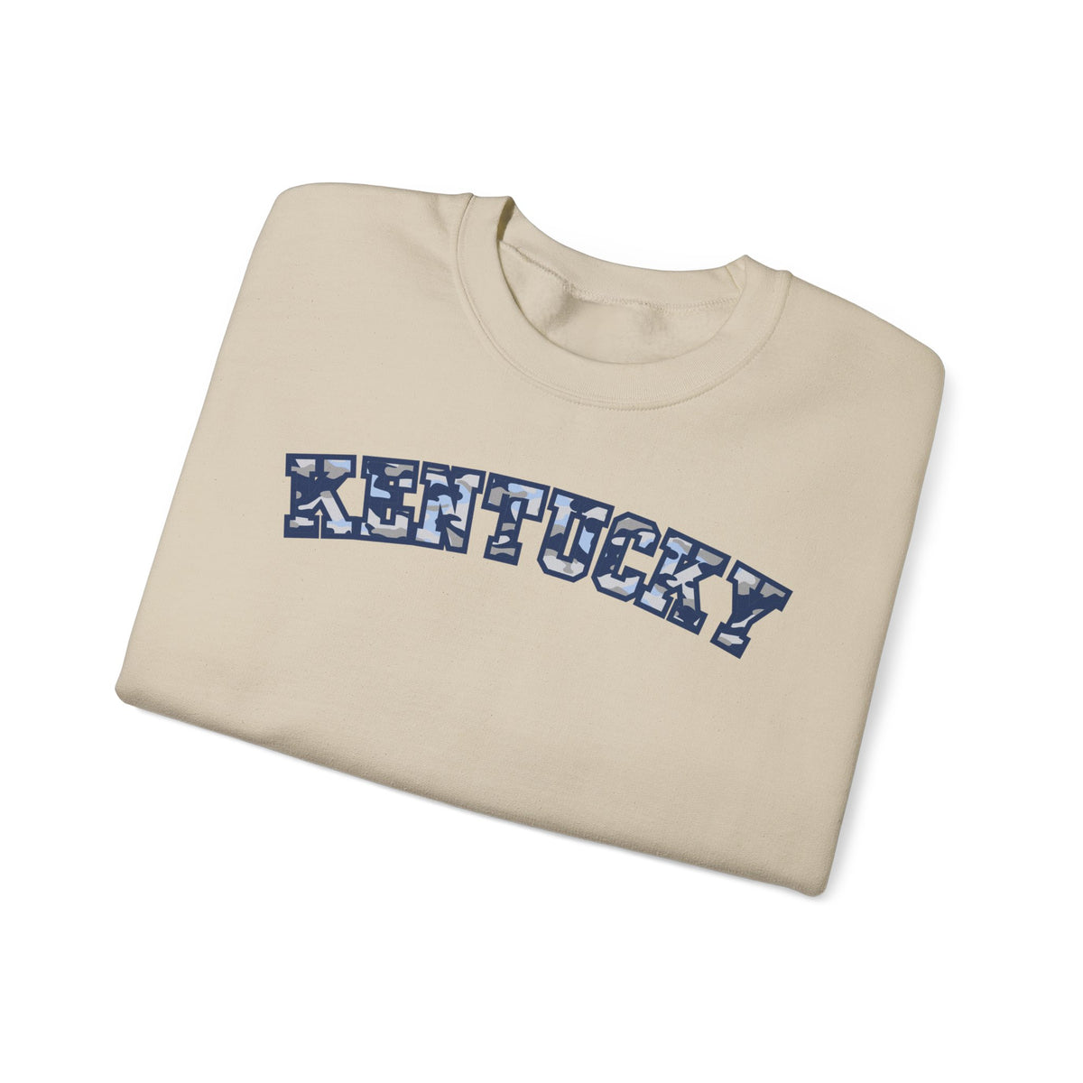 Kentucky Blue Grey Camo Sweatshirt