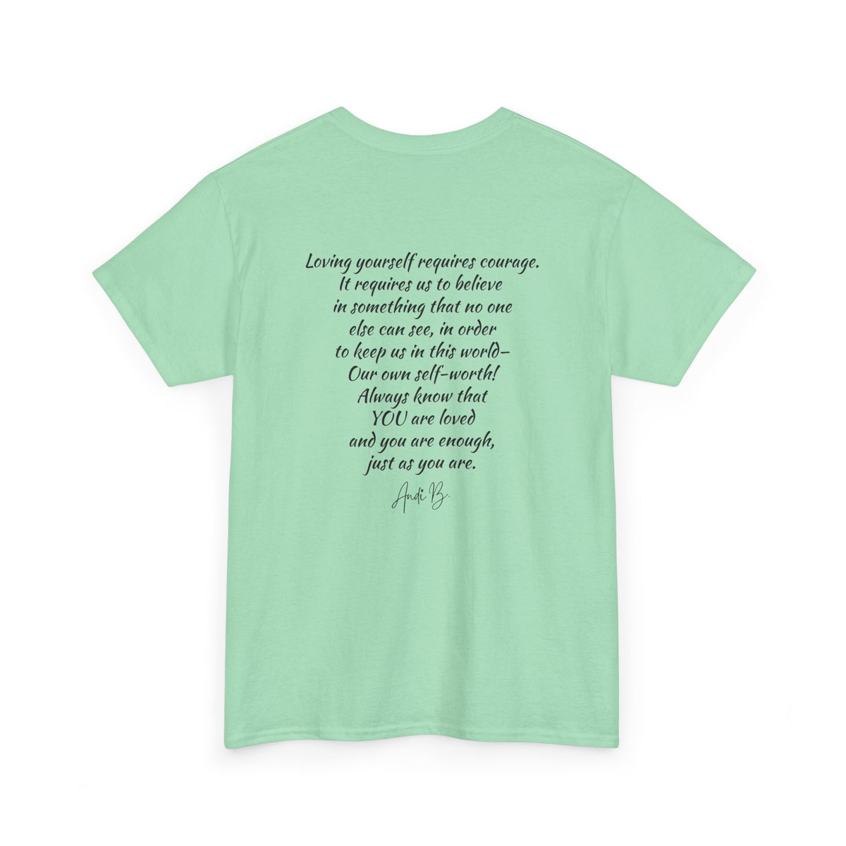 Goddess Tee #2 — "I'm Not Fat, I'm Goddess Sized" Women's Empowerment T-Shirt | Andi B. Designs