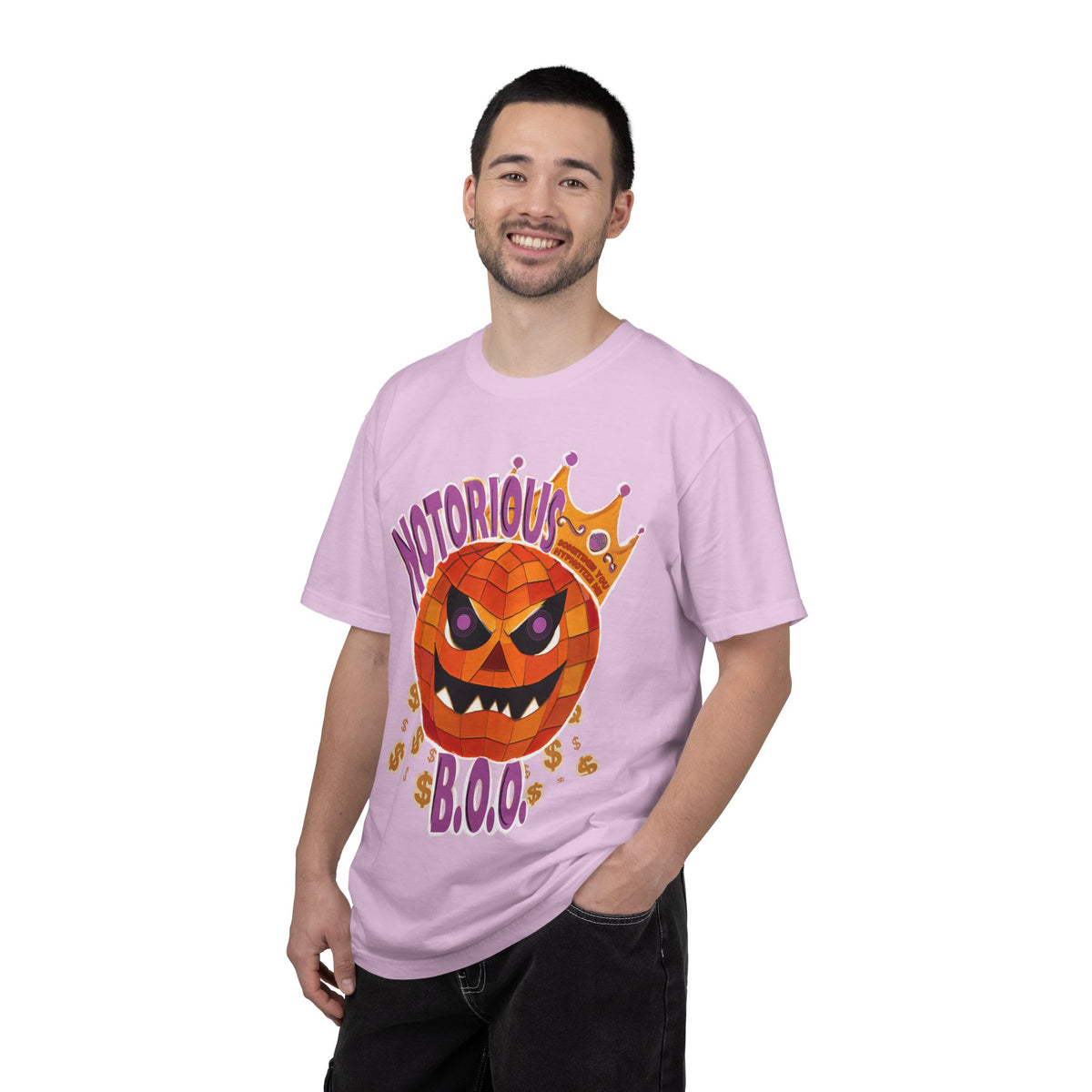 Notorious B.O.O. T-shirt | Halloween Jack-o'-Lantern Design