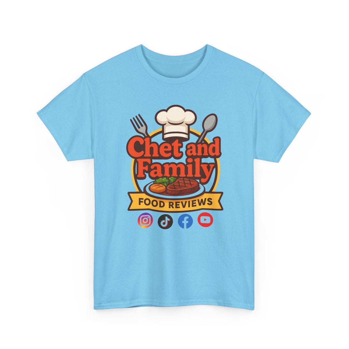 Chet and Family Food Review Tee