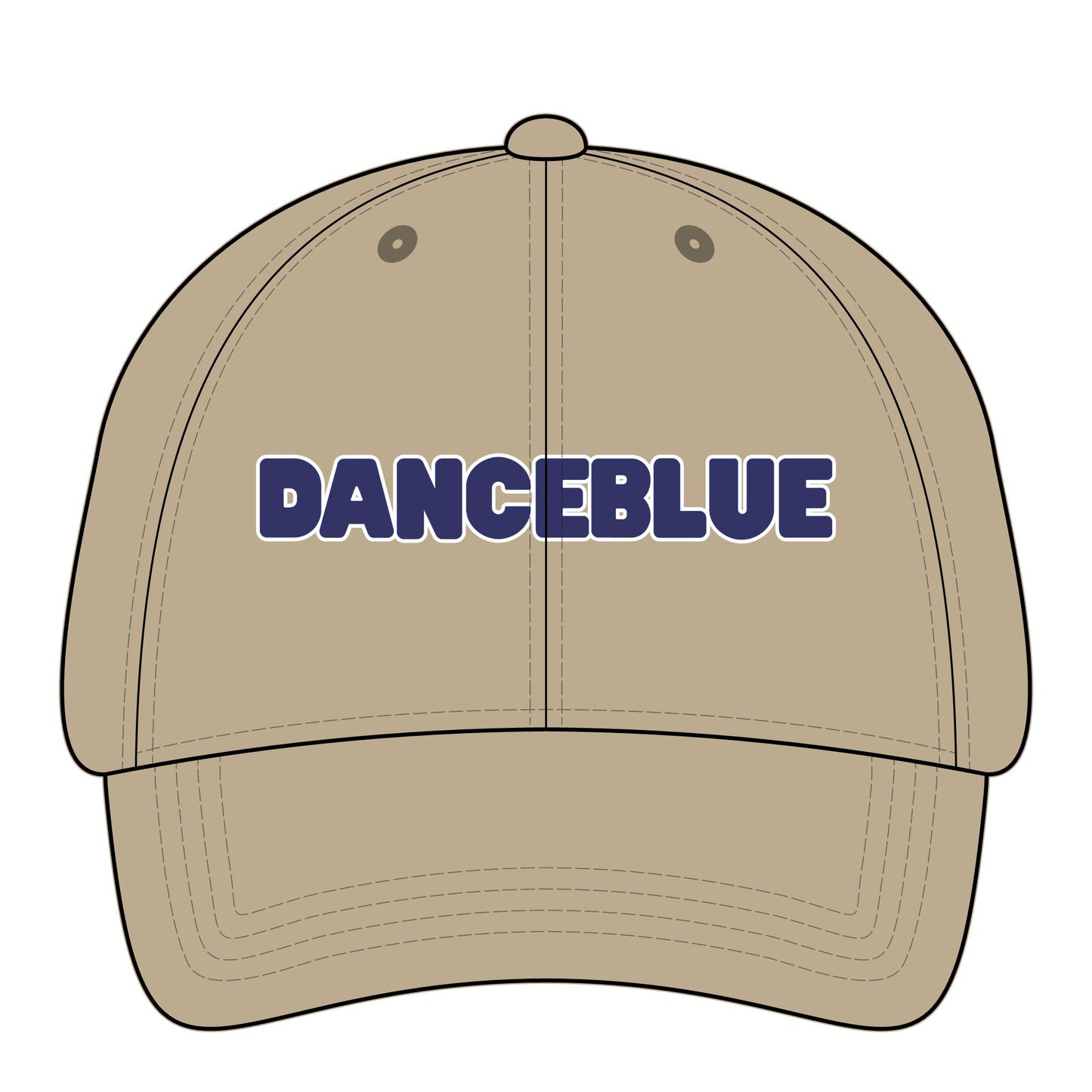 DanceBlue Hat - Kentucky Blue Font
