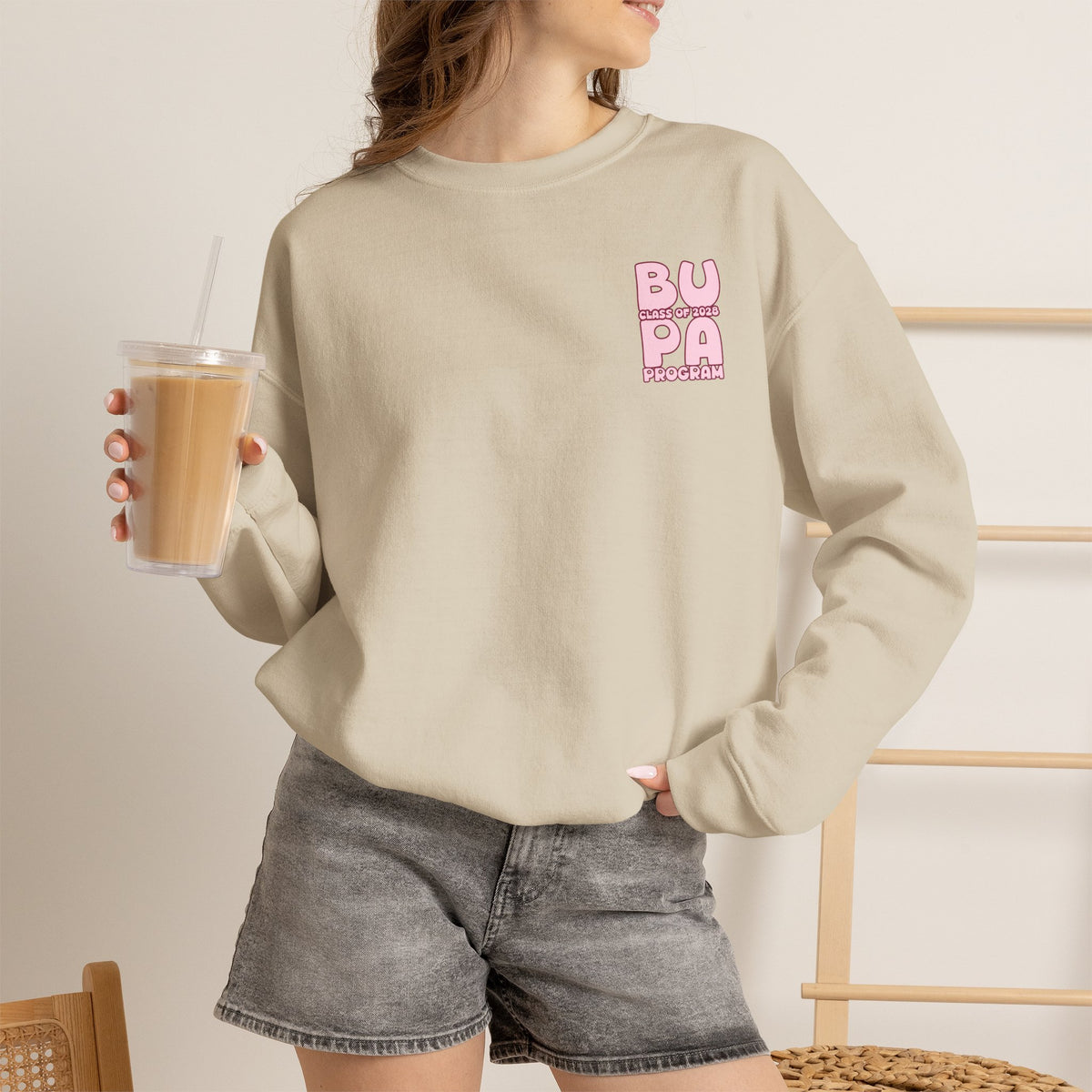 Brescia PA Program Warm Ombre Crewneck Sweatshirt