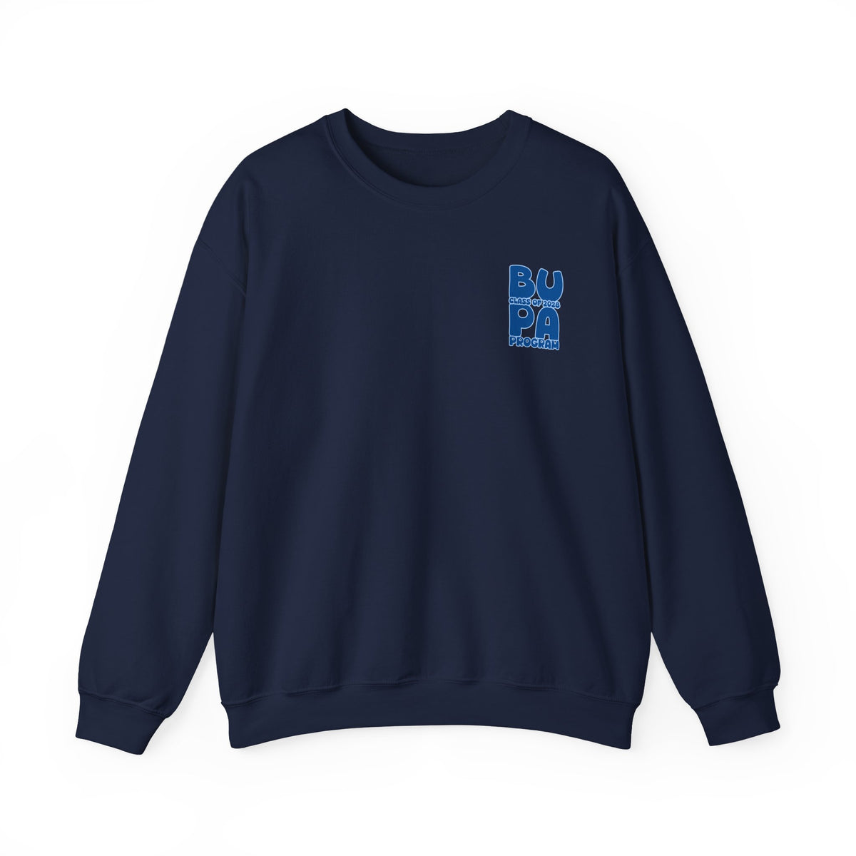 Brescia PA Program Blue Ombre Graphic Crewneck Sweatshirt