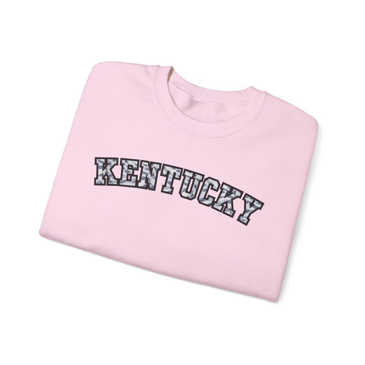 Kentucky Grey Modern Camo Crewneck Sweatshirt