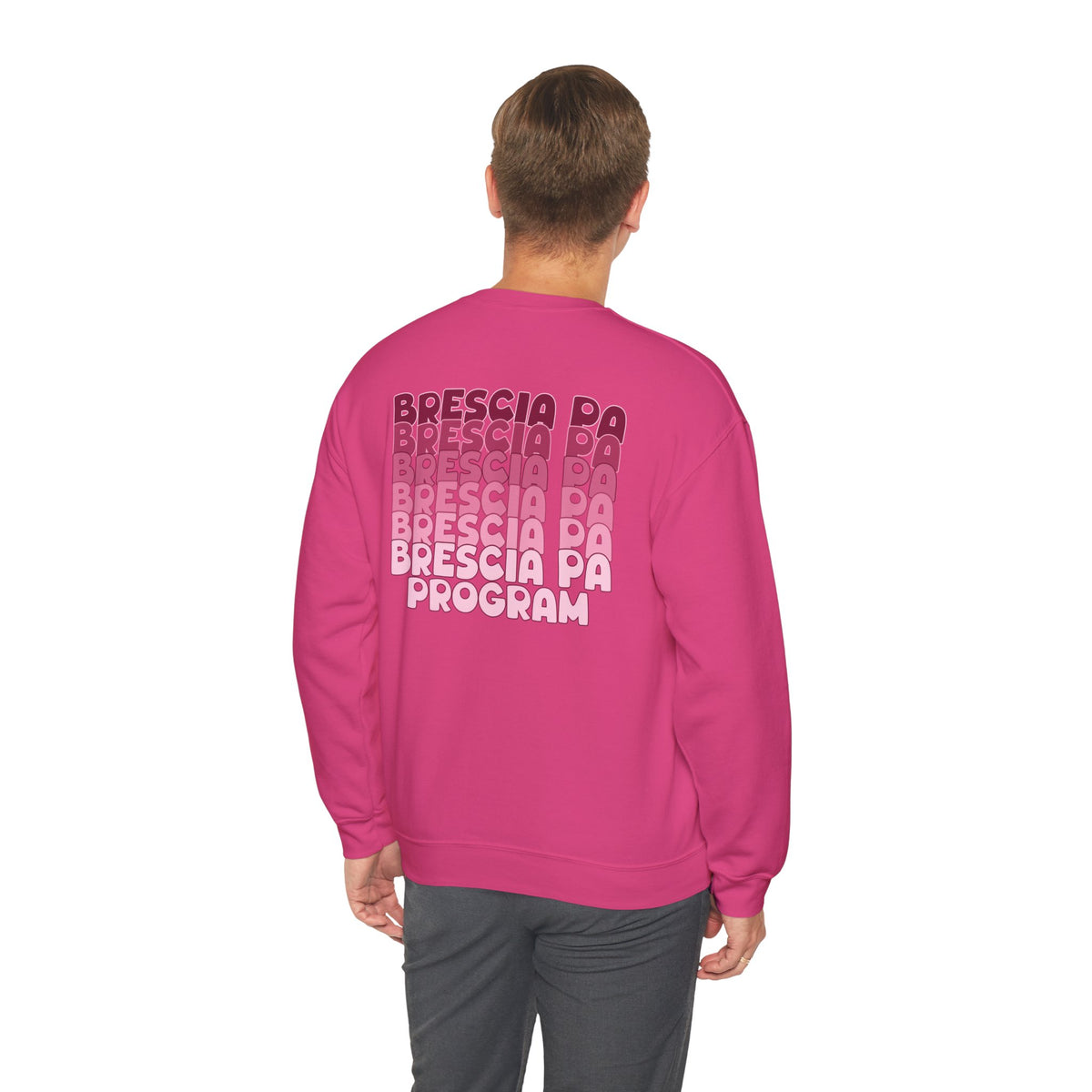 Brescia PA Program Warm Ombre Crewneck Sweatshirt