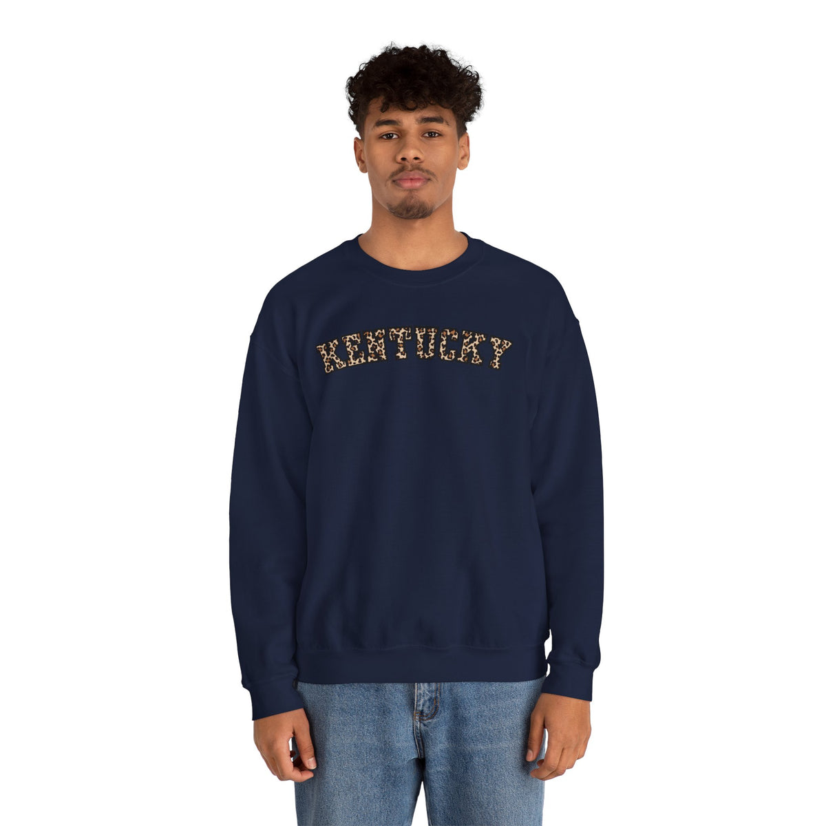 Kentucky Leopard Crewneck Sweatshirt