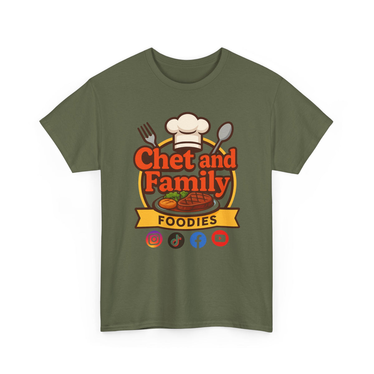 Chet and Family Foodies Tee