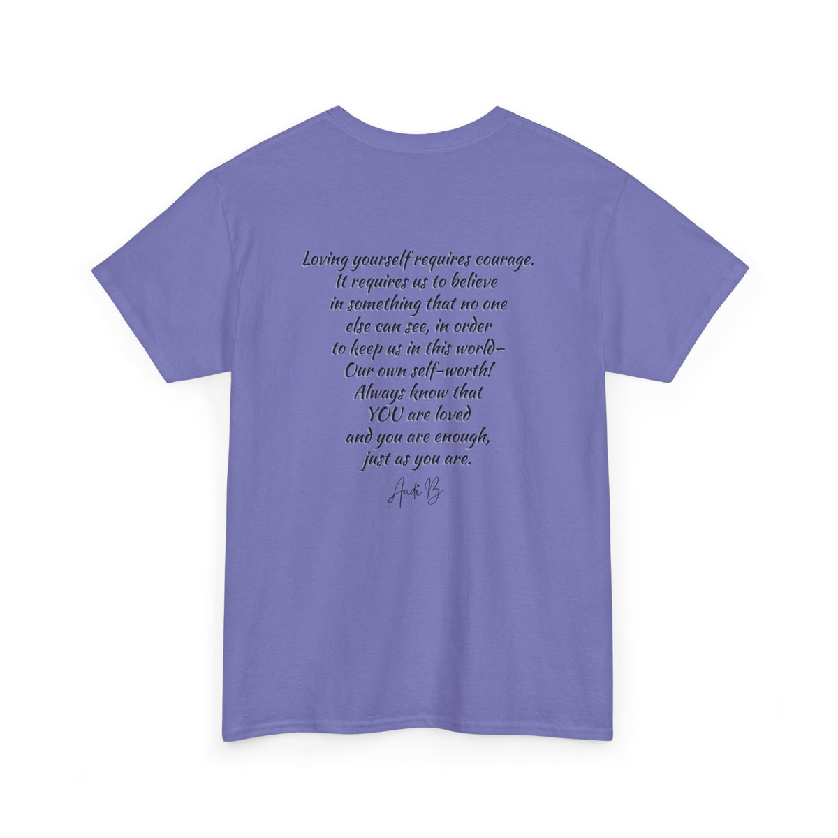 Goddess Tee #2 — "I'm Not Fat, I'm Goddess Sized" Women's Empowerment T-Shirt | Andi B. Designs