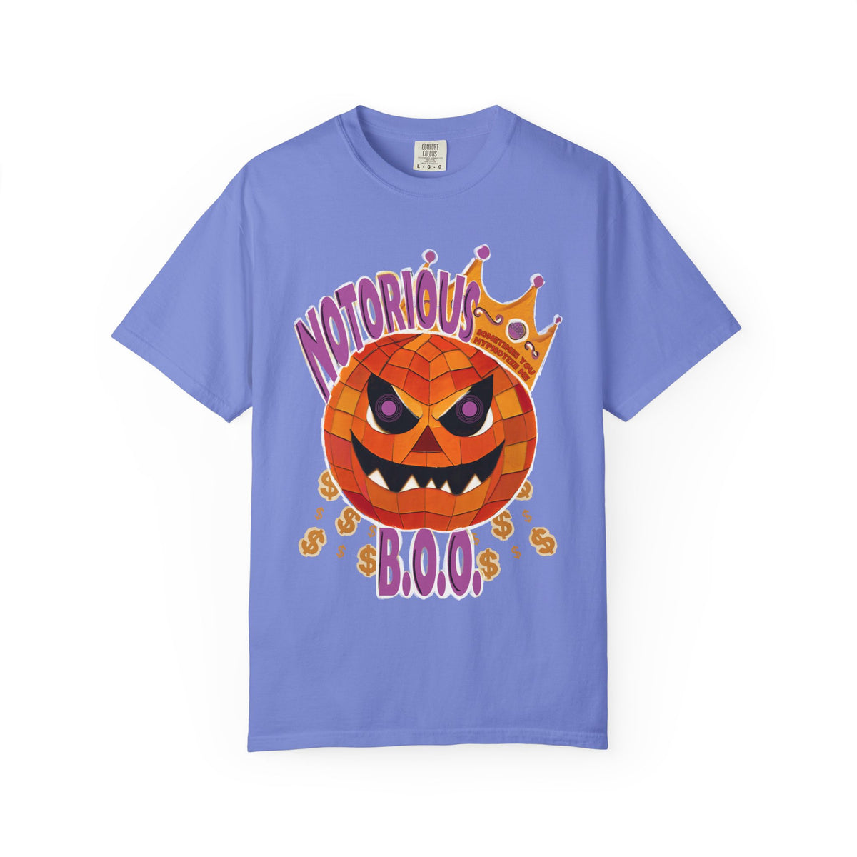 Notorious B.O.O. T-shirt | Halloween Jack-o'-Lantern Design