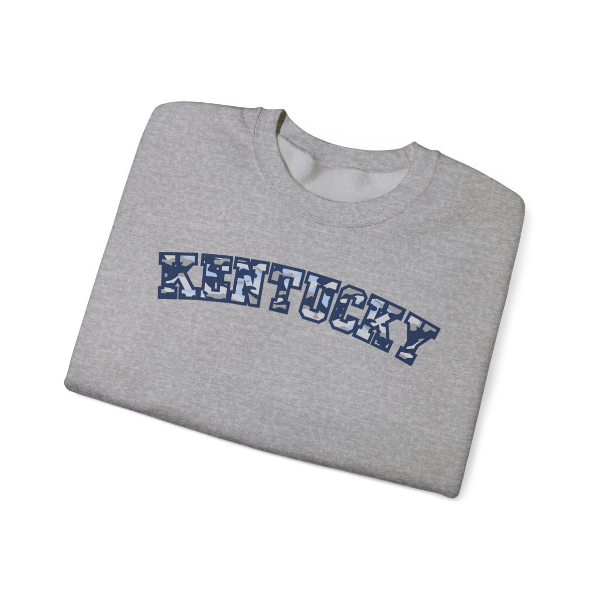 Kentucky Blue Grey Camo Sweatshirt