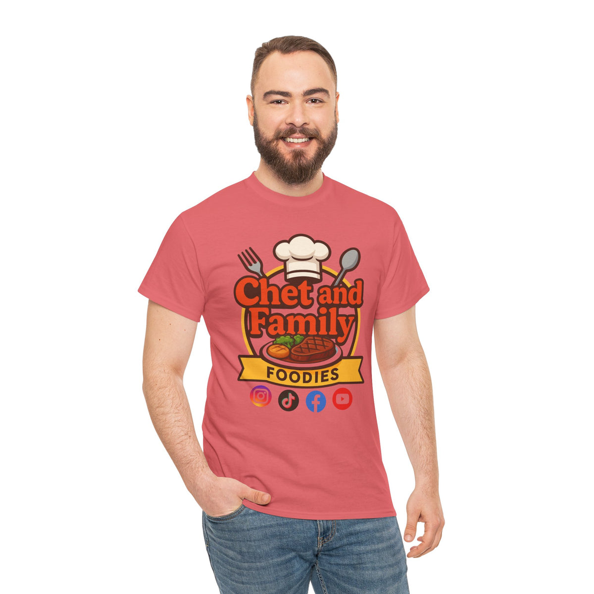 Chet and Family Foodies Tee