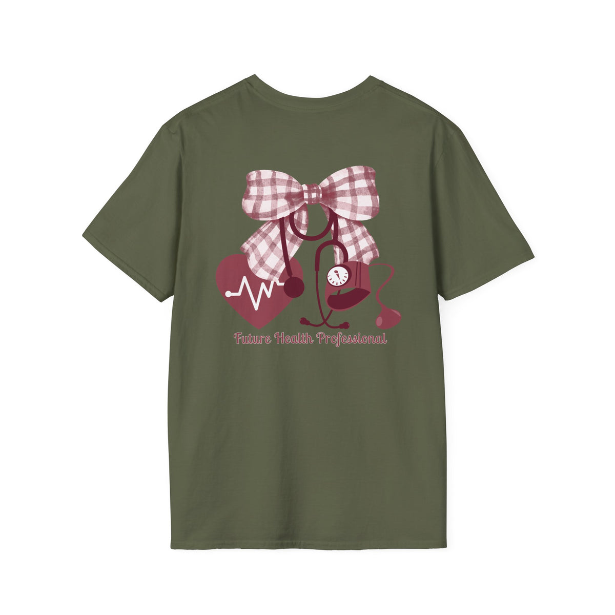 HOSA Tee with bow, stethoscope, bp cuff - Unisex T-Shirt