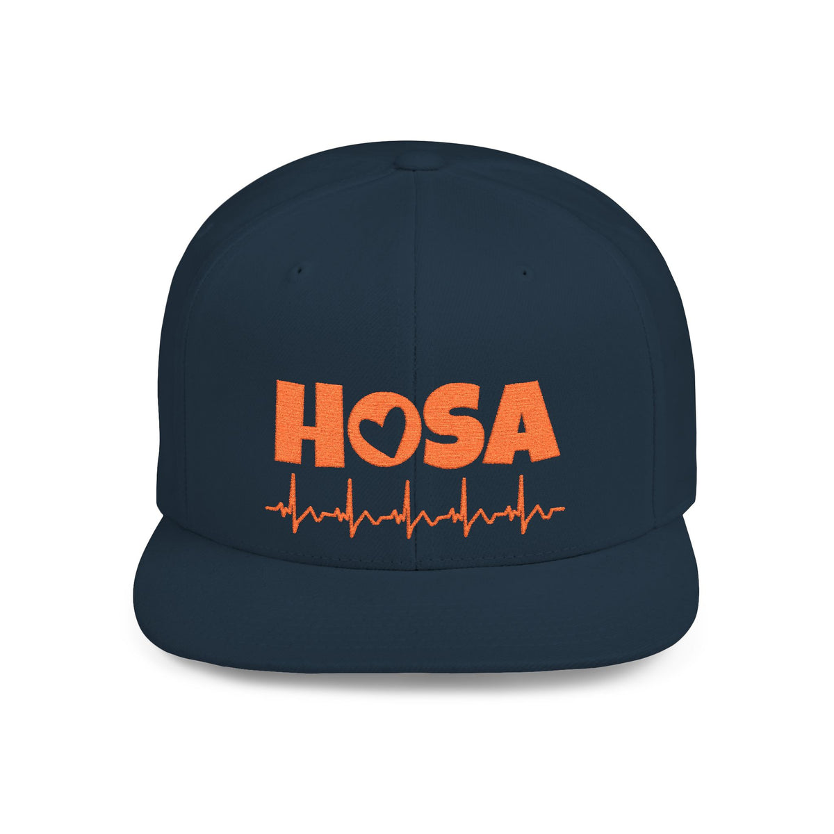 HOSA Heartbeat Flatbill Snapback - Orange Edition