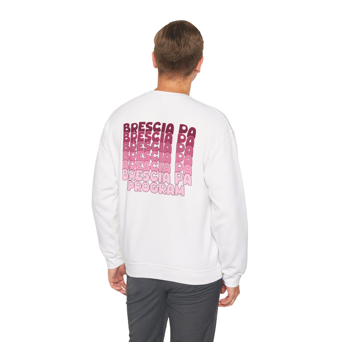 Brescia PA Program Warm Ombre Crewneck Sweatshirt