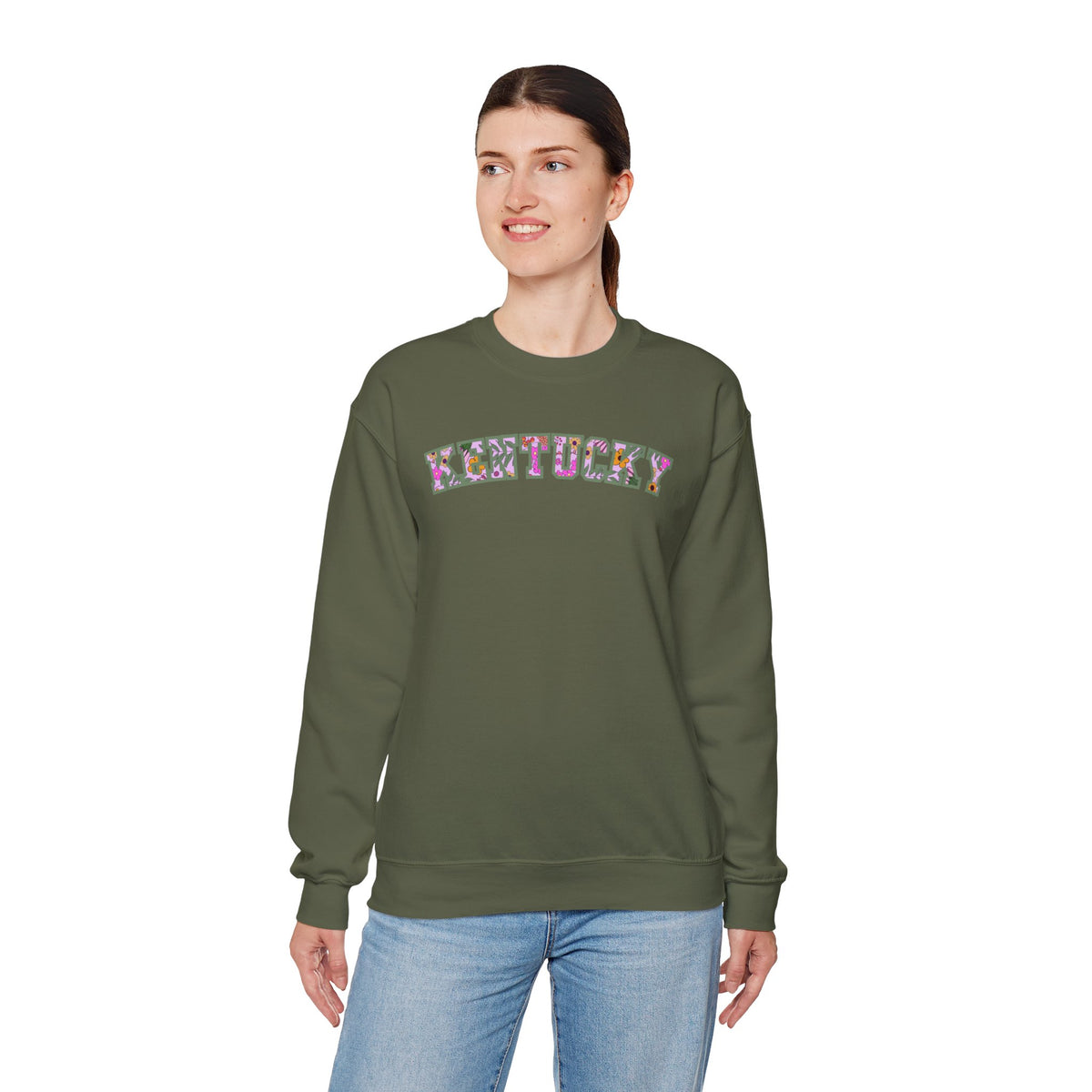 Kentucky Garden Floral Crewneck Sweatshirt