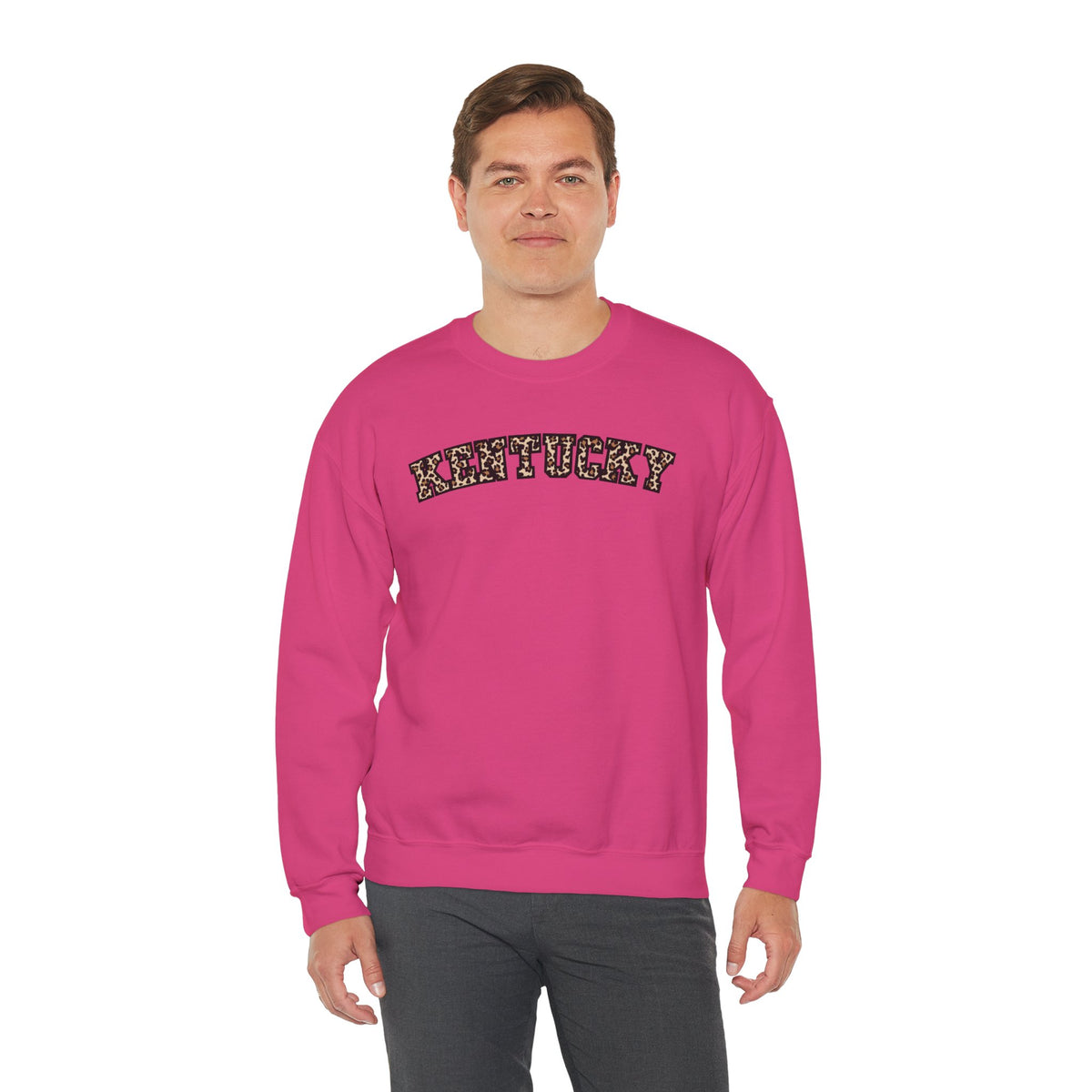 Kentucky Leopard Crewneck Sweatshirt