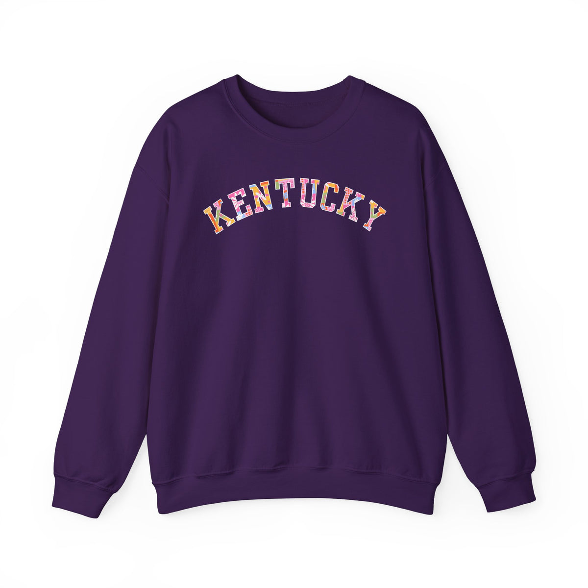 Kentucky Floral Patchwork Crewneck