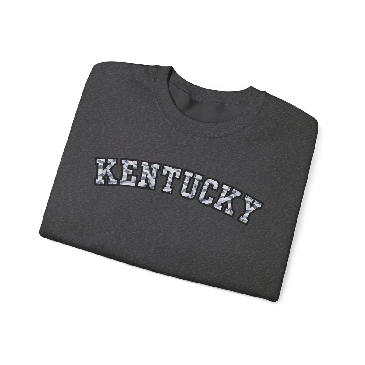 Kentucky Grey Modern Camo Crewneck Sweatshirt
