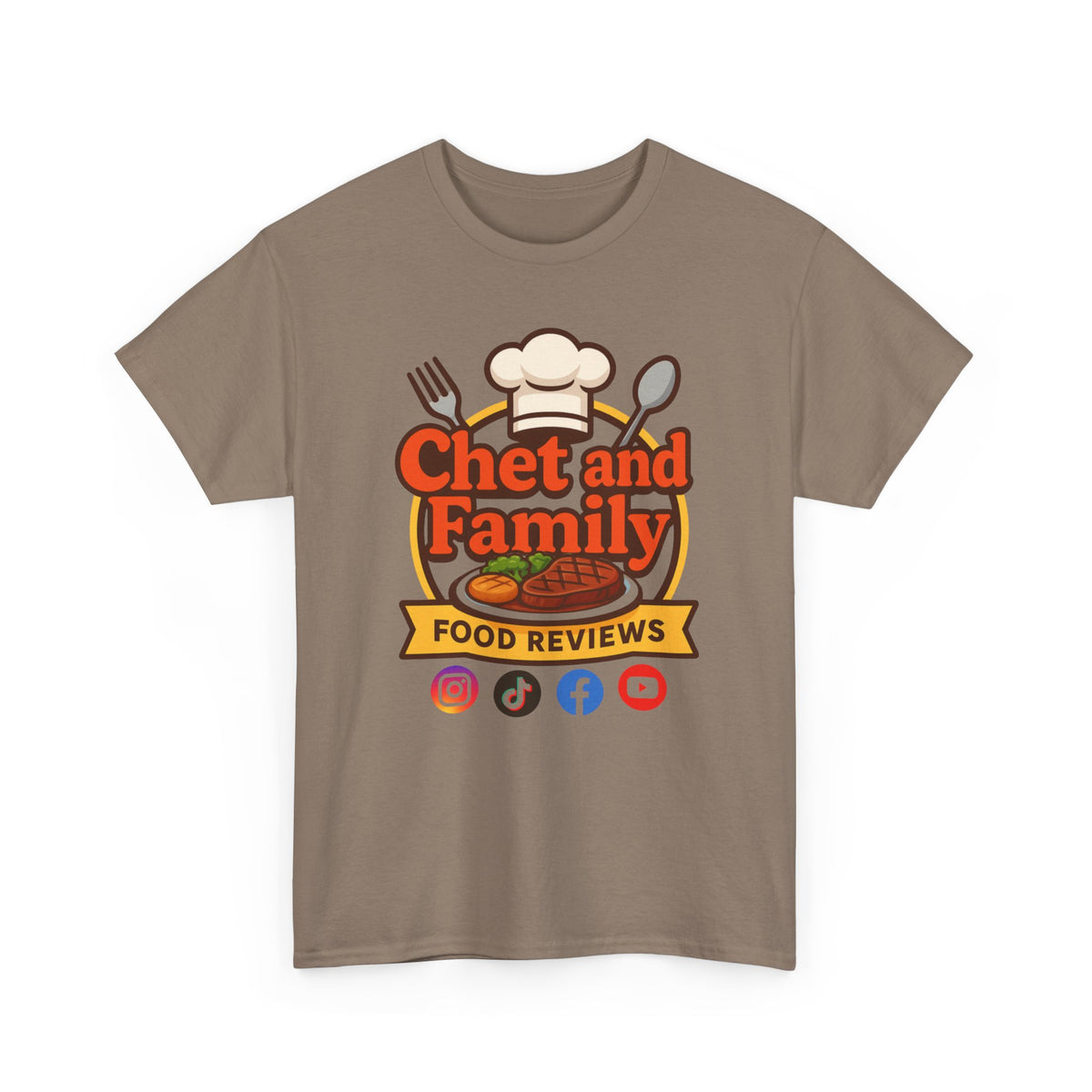 Chet and Family Food Review Tee