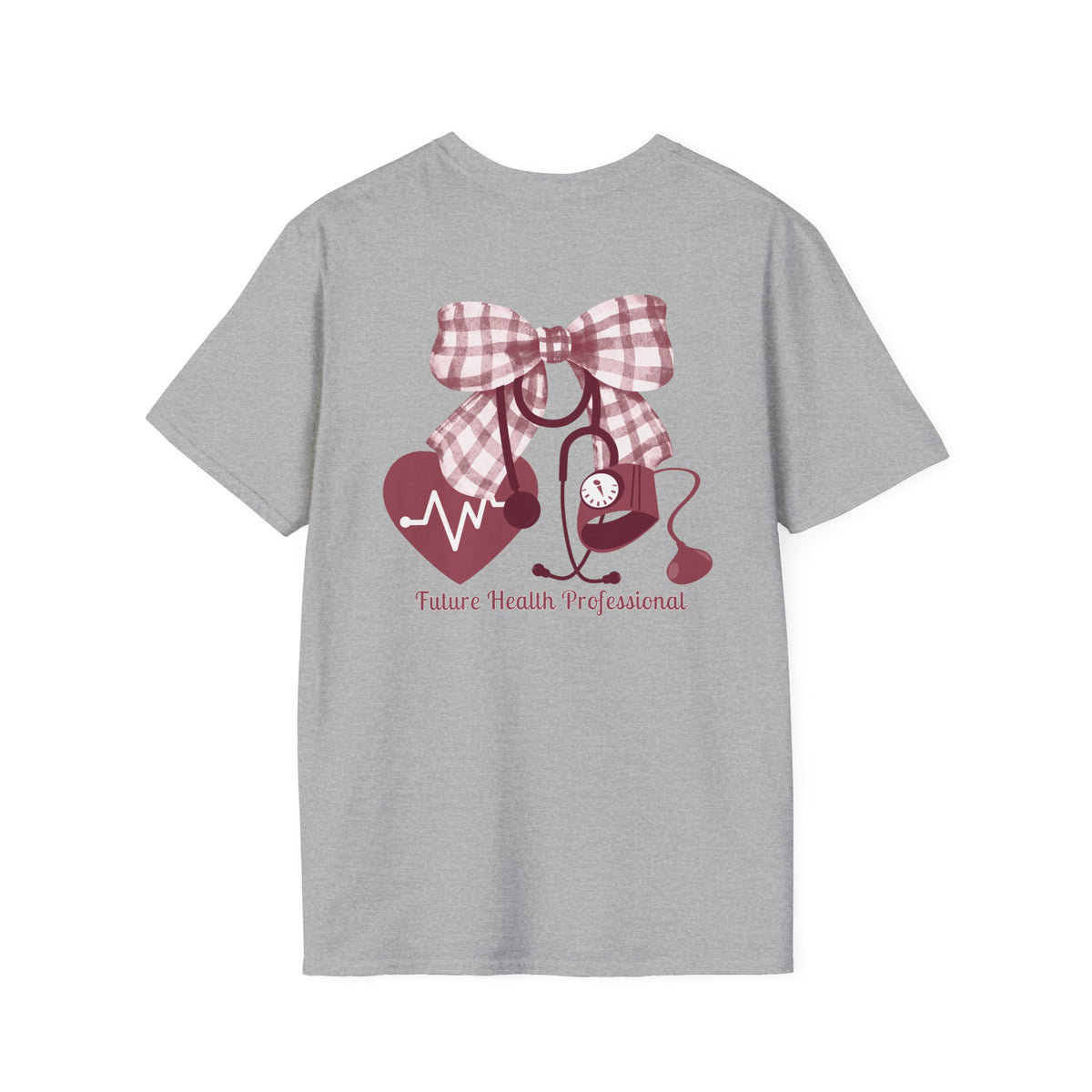 HOSA Tee with bow, stethoscope, bp cuff - Unisex T-Shirt