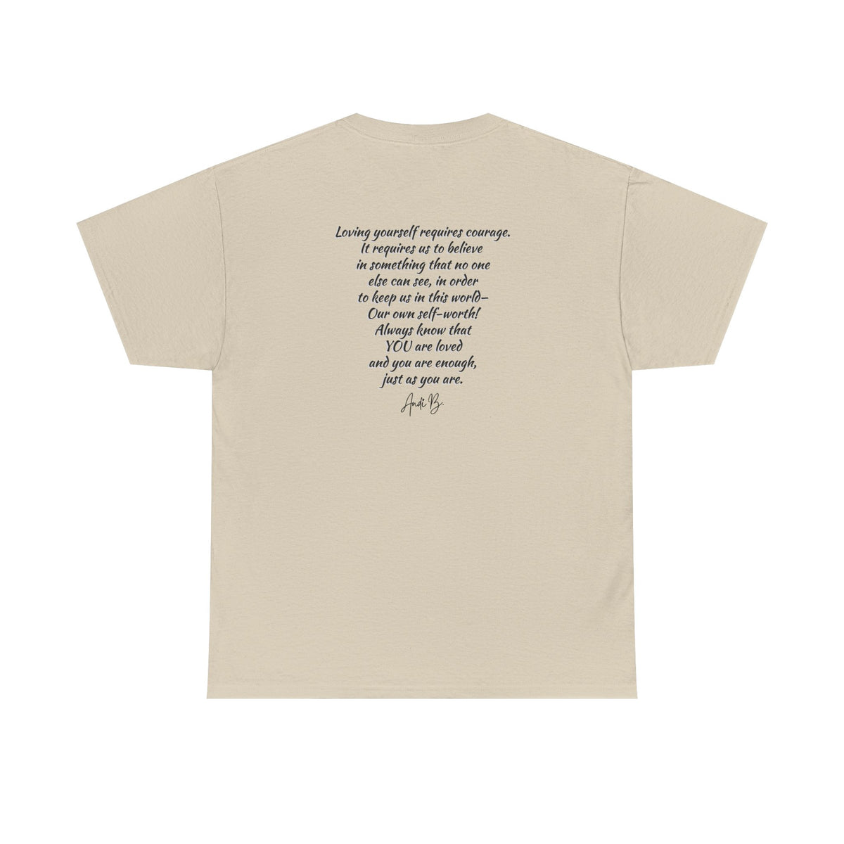 Goddess Sized Tee — "I'm not fat, I'm Goddess Sized" Empowerment T‑Shirt | Andi B. Designs