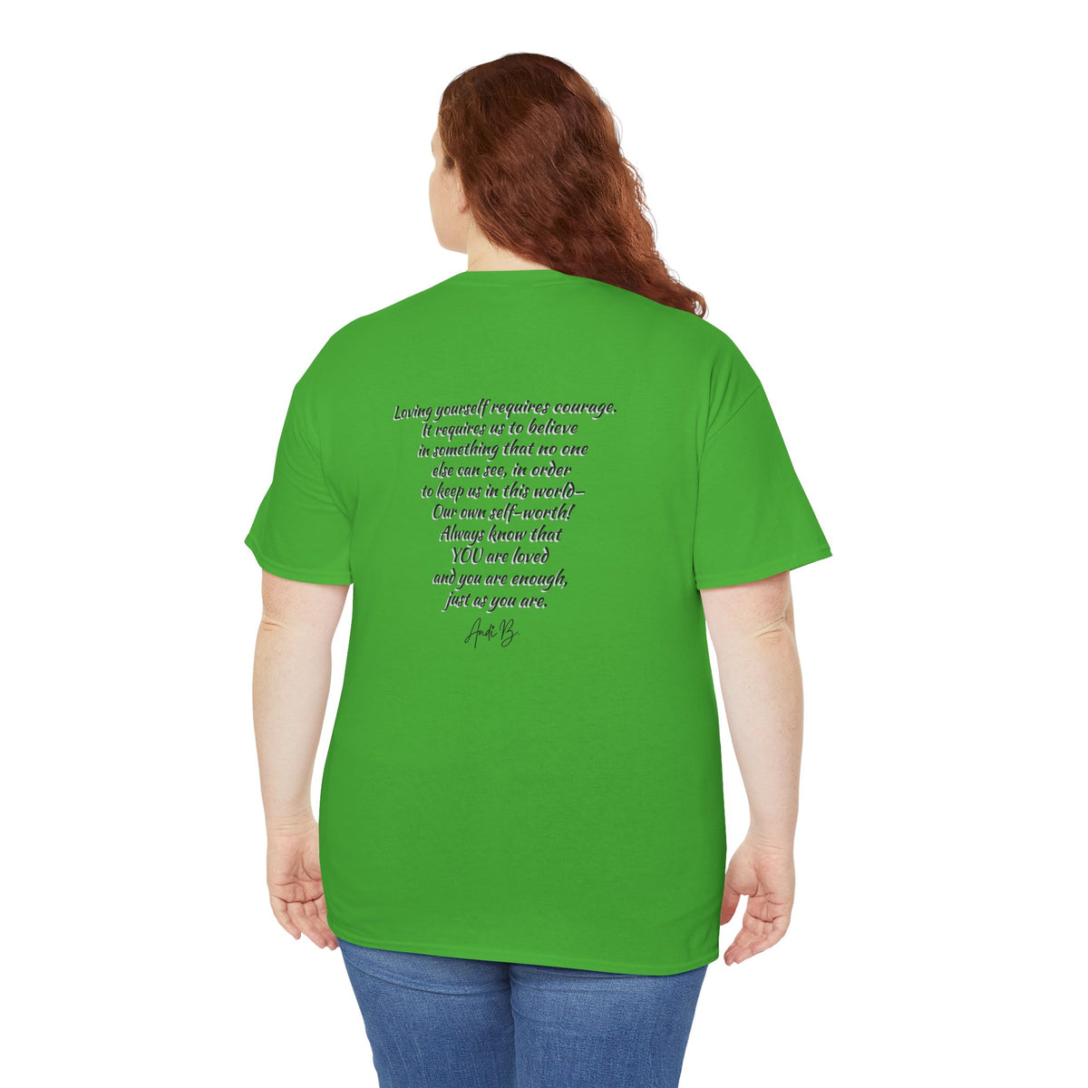 Goddess Sized Tee — "I'm not fat, I'm Goddess Sized" Empowerment T‑Shirt | Andi B. Designs