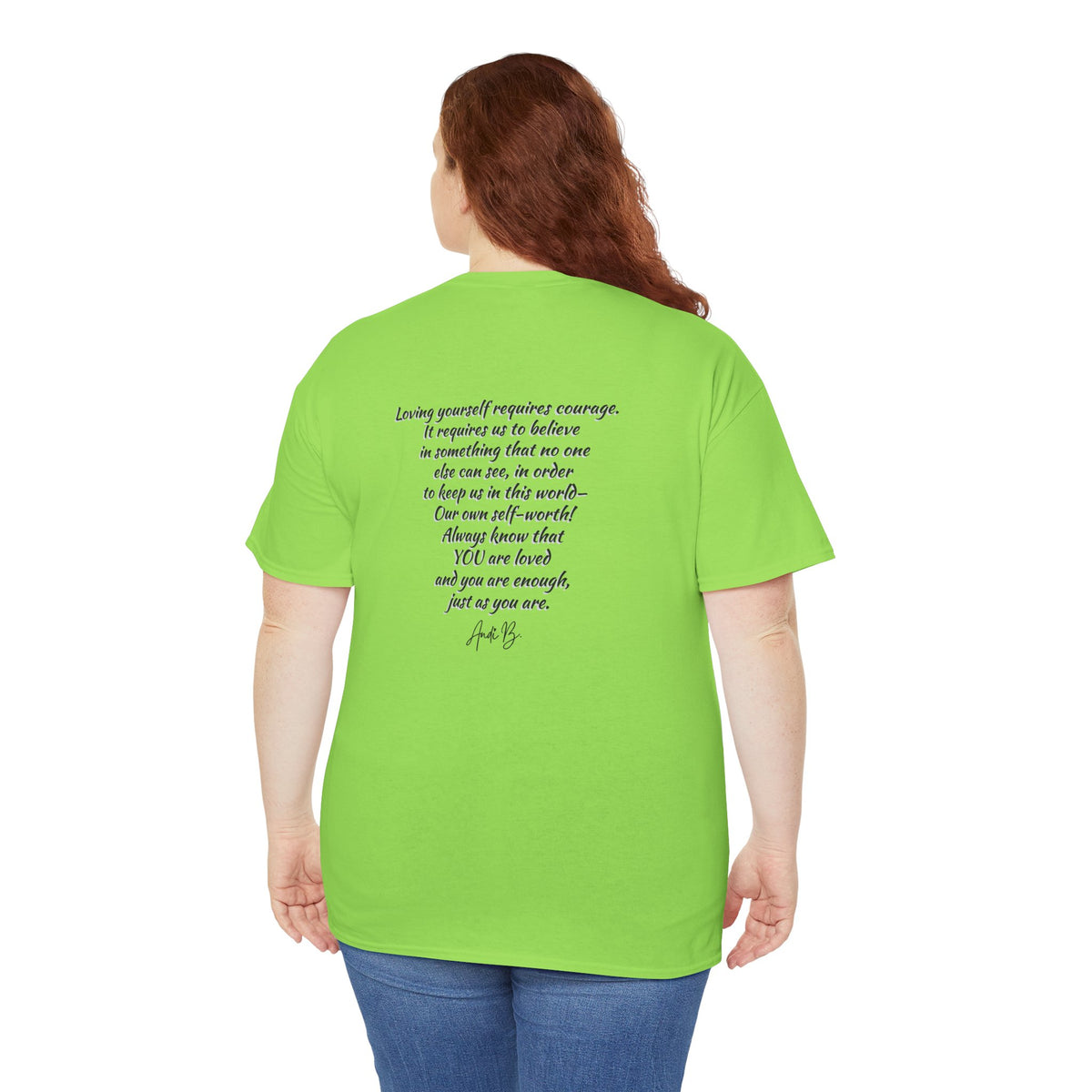Goddess Sized Tee — "I'm not fat, I'm Goddess Sized" Empowerment T‑Shirt | Andi B. Designs