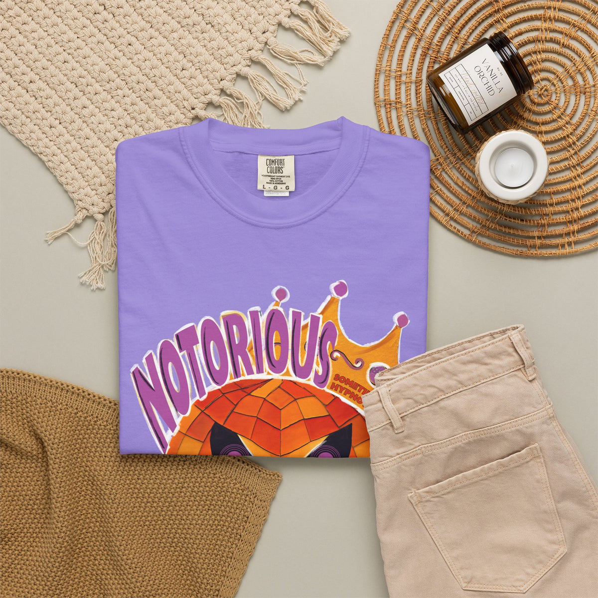 Notorious B.O.O. T-shirt | Halloween Jack-o'-Lantern Design
