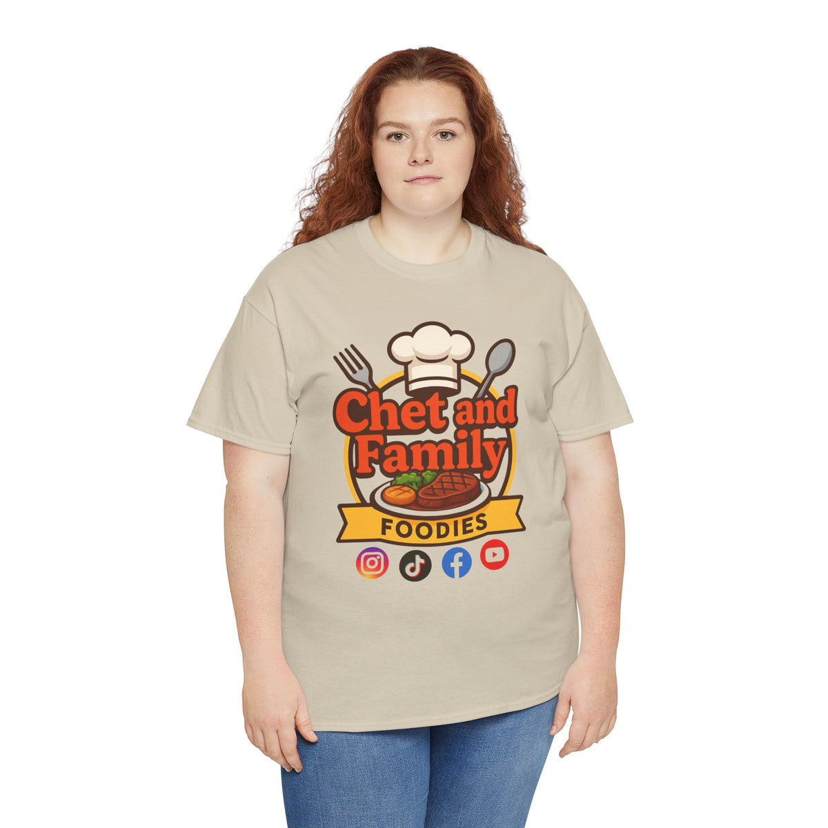 Chet and Family Foodies Tee