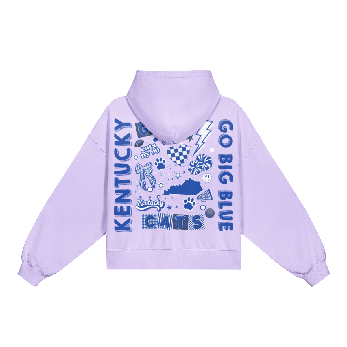 Kentucky Fan Collage Hoodie