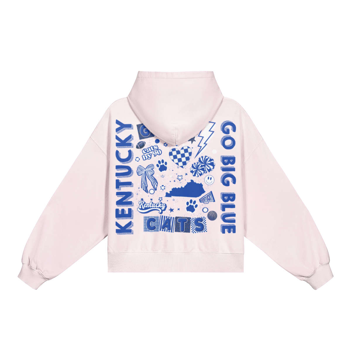 Kentucky Fan Collage Hoodie