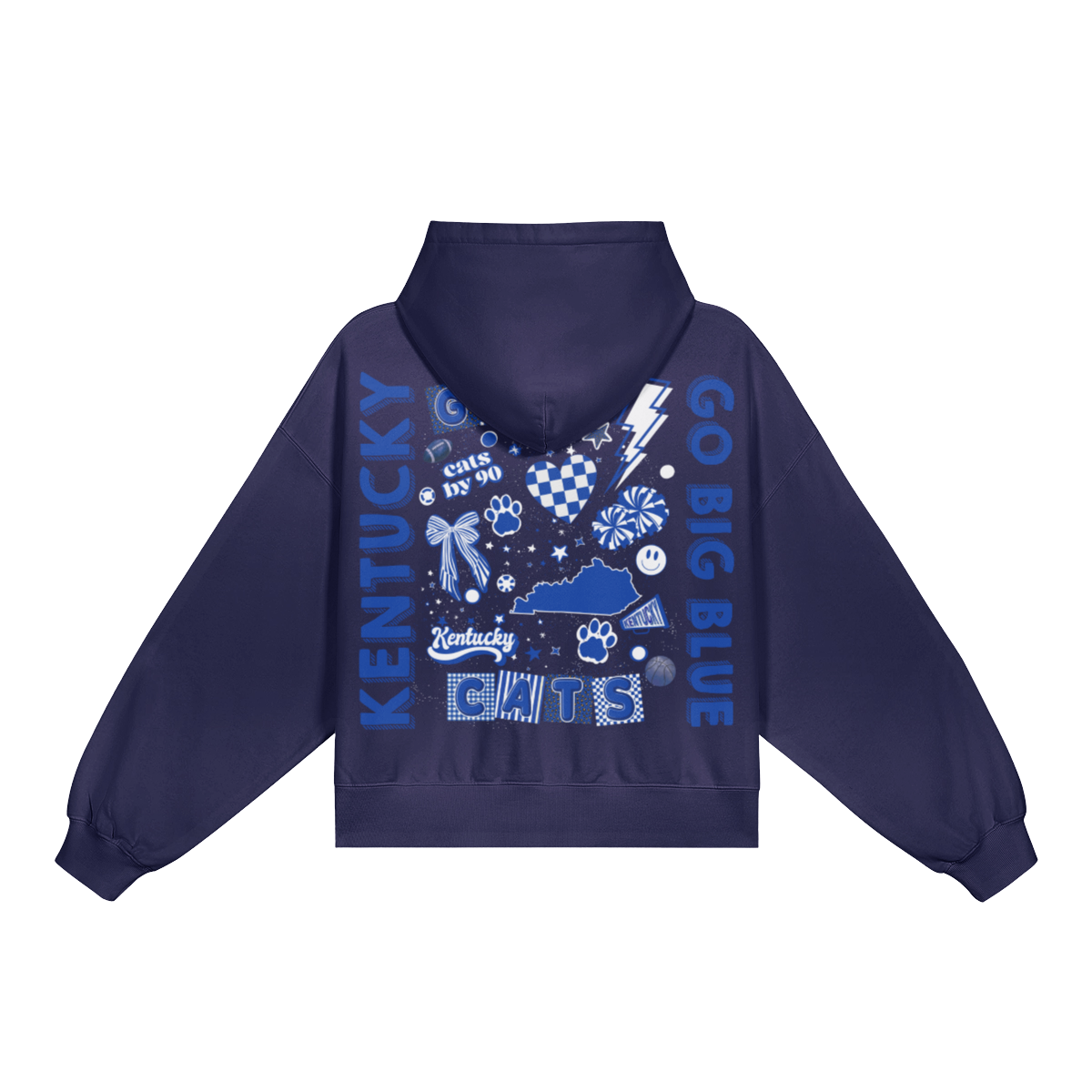 Kentucky Fan Collage Hoodie