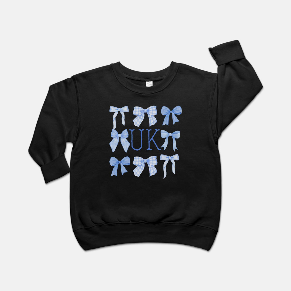 Kentucky Kids Square Bow Crewneck
