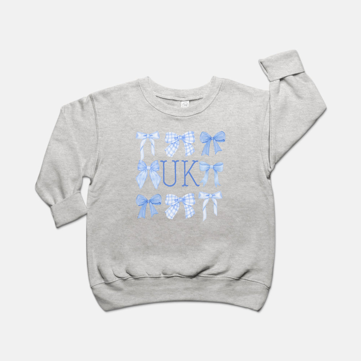 Kentucky Kids Square Bow Crewneck